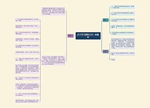 关于学习部的工作一些建议