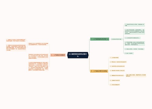 公示催告程序的特点是什么