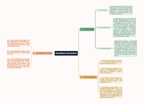 劳动仲裁先予执行的条件