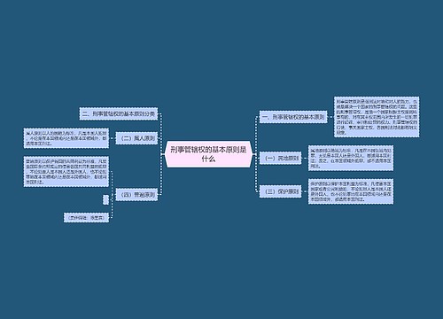 刑事管辖权的基本原则是什么