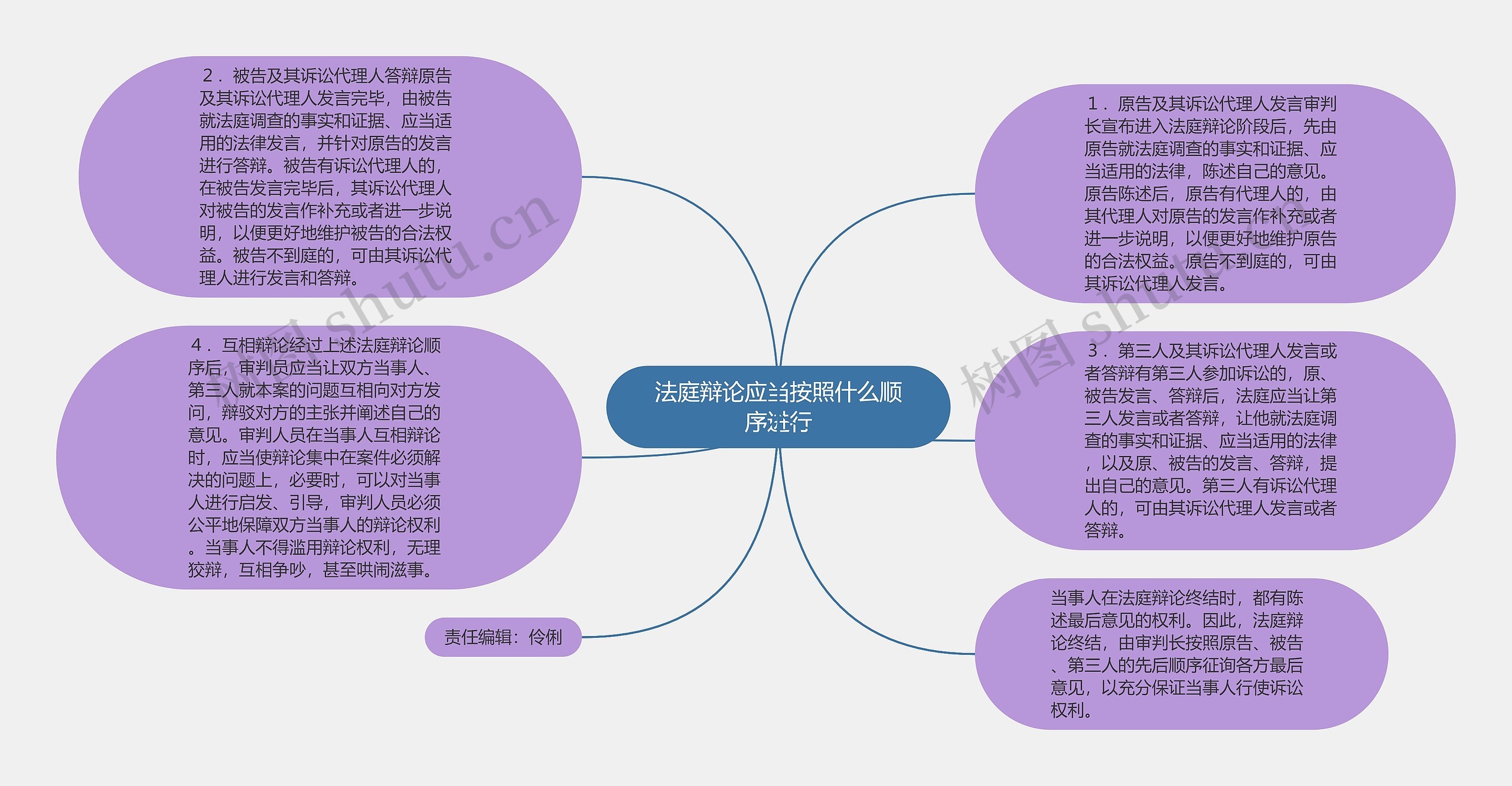 法庭辩论应当按照什么顺序进行