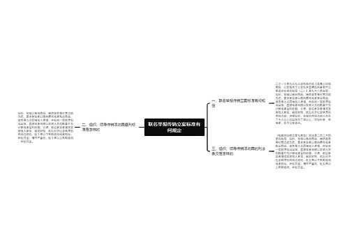 联名举报传销立案标准有何规定