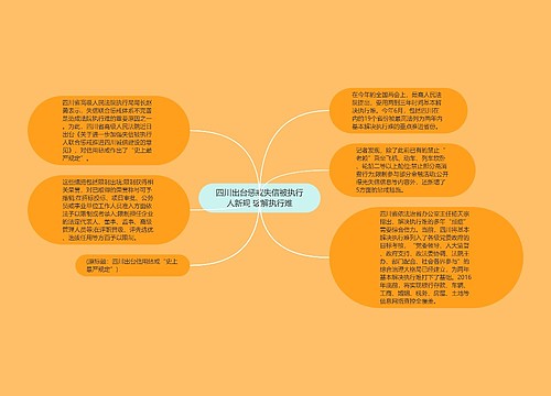 四川出台惩戒失信被执行人新规 破解执行难