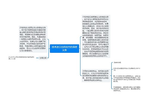 技术进口合同双方的保密义务