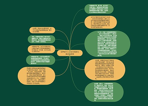 世界银行三步合作局部化解资金困局