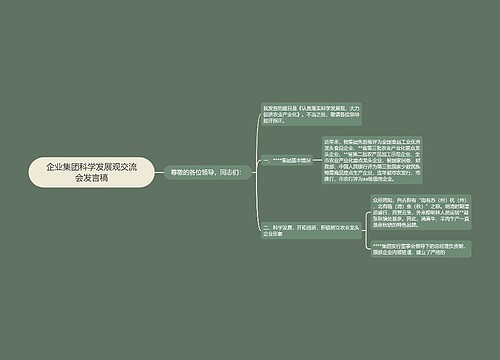 企业集团科学发展观交流会发言稿