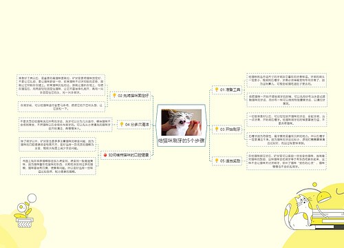 给猫咪刷牙的5个步骤