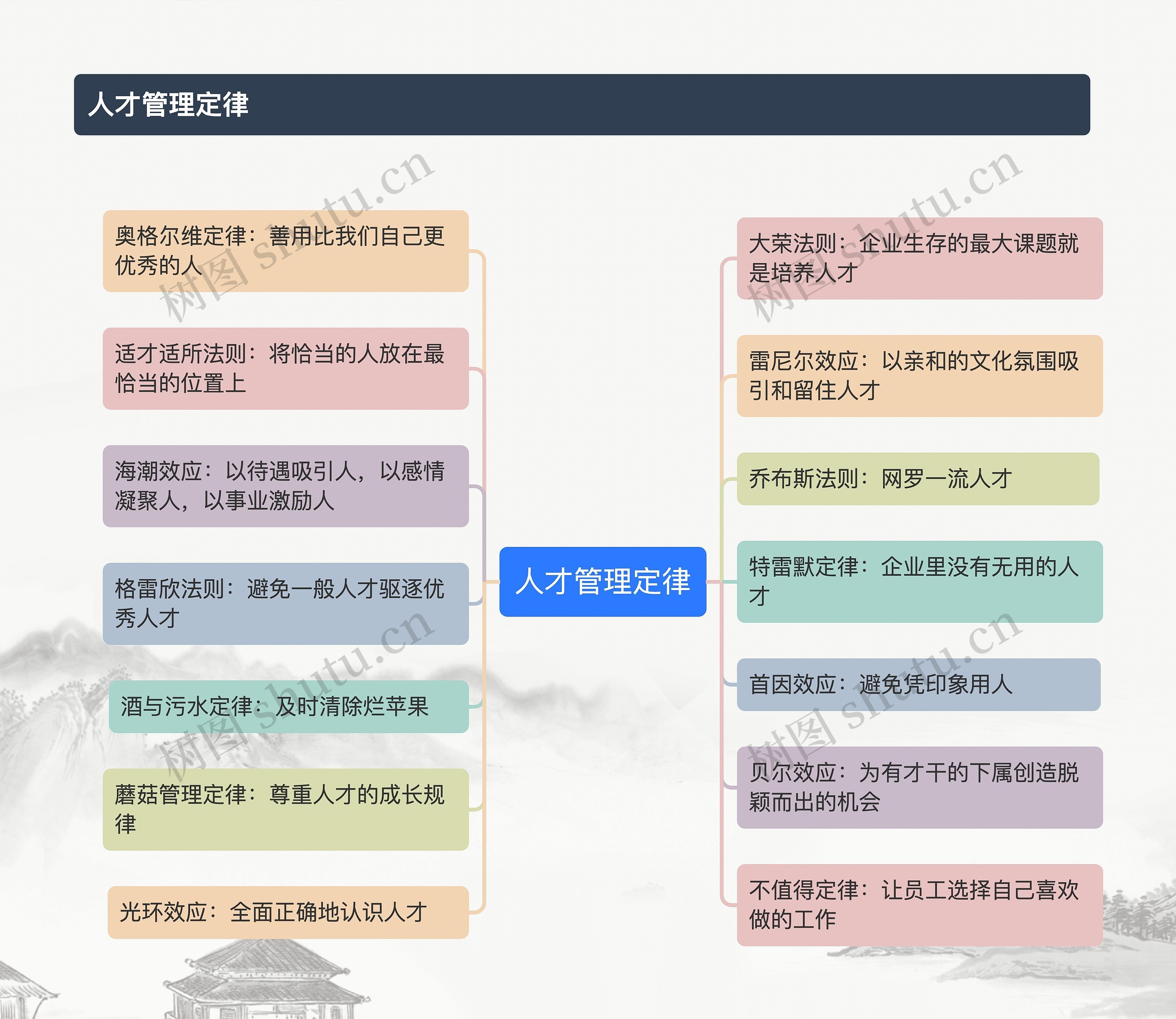 人才管理定律