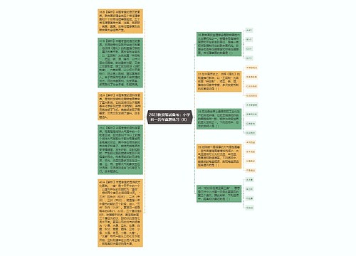 2023教资笔试备考：小学科一历年真题练习（8）