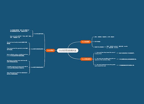 truck的用法总结大全