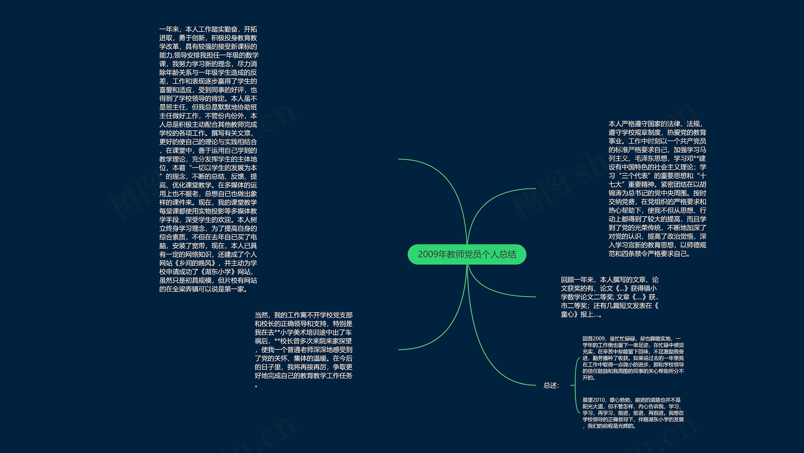 2009年教师党员个人总结