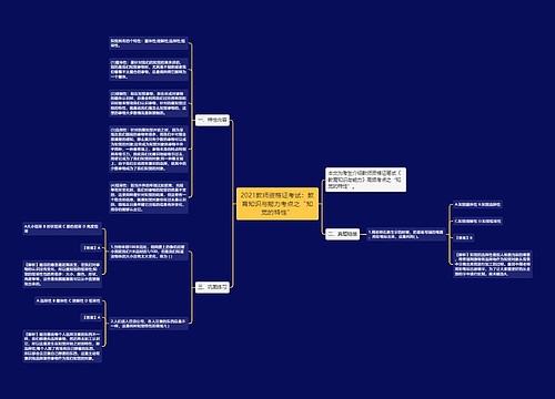 2021教师资格证考试：教育知识与能力考点之“知觉的特性”