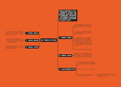 第二学期安全工作总结