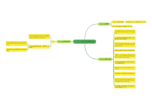 maturity的用法总结大全