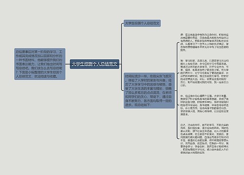 大学生综测个人总结范文