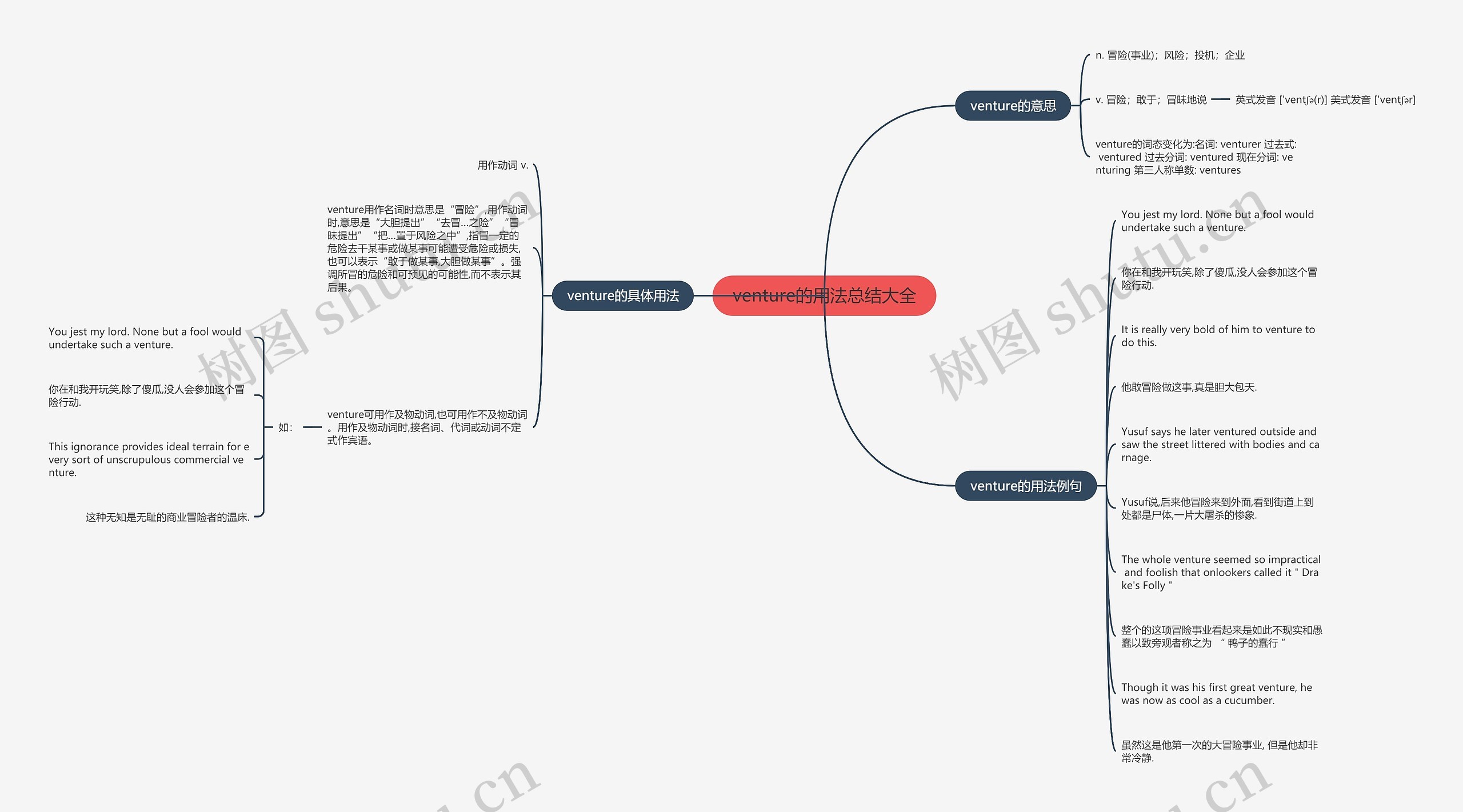 venture的用法总结大全