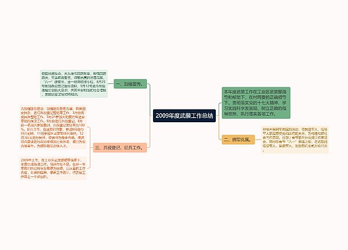 2009年度武装工作总结