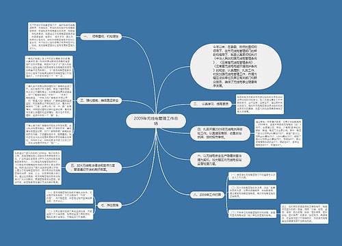 2009年无线电管理工作总结