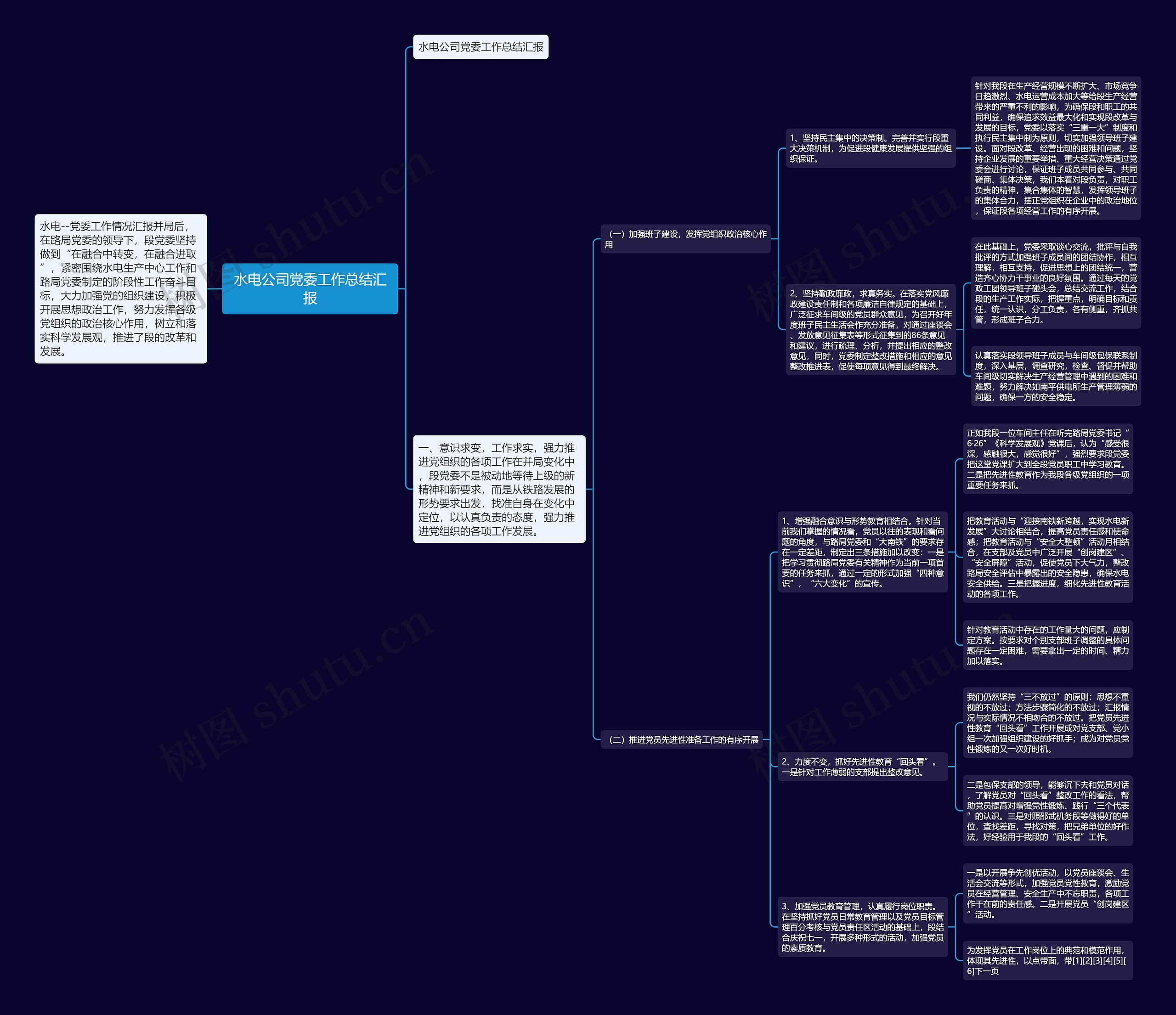 水电公司党委工作总结汇报 水电公司党委工作总结汇报