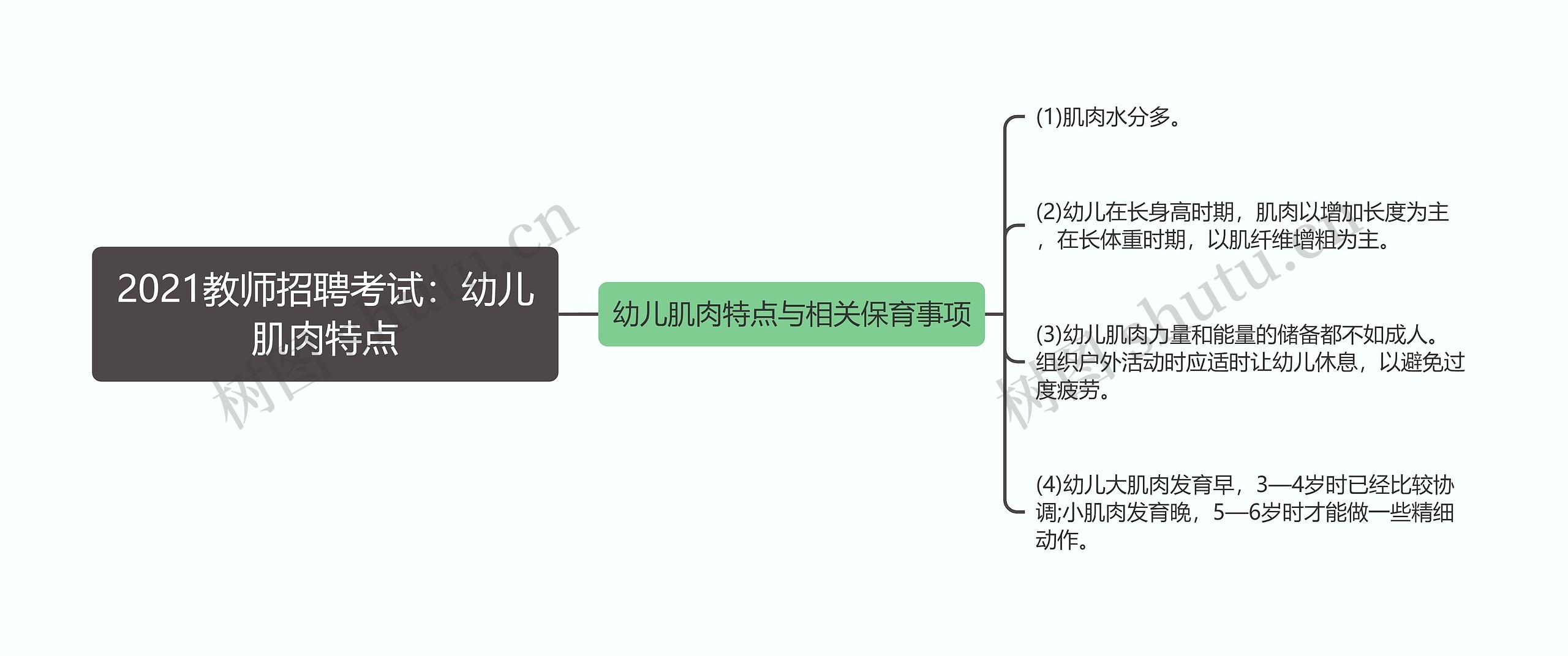 2021教师招聘考试：幼儿肌肉特点