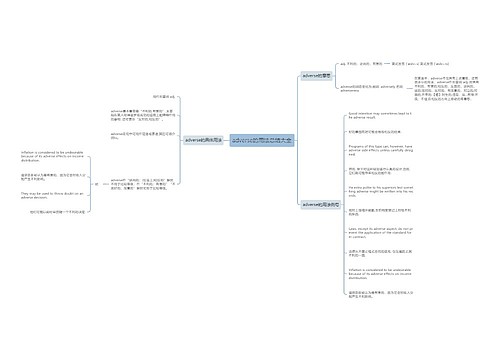 adverse的用法总结大全