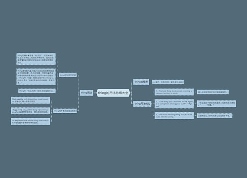 thing的用法总结大全