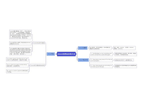 clever的用法总结大全