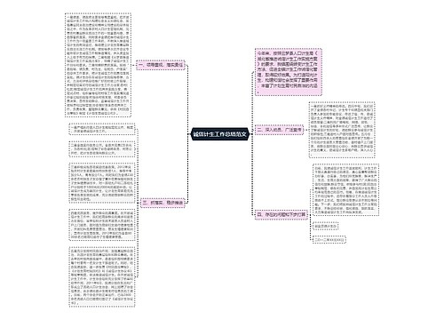 诚信计生工作总结范文