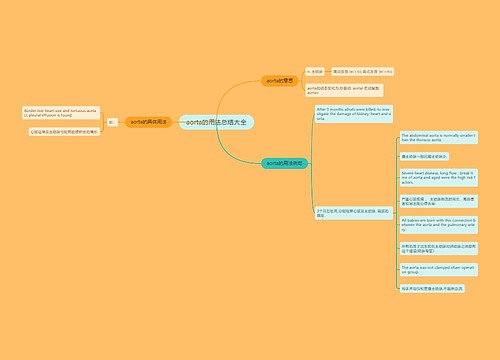 aorta的用法总结大全
