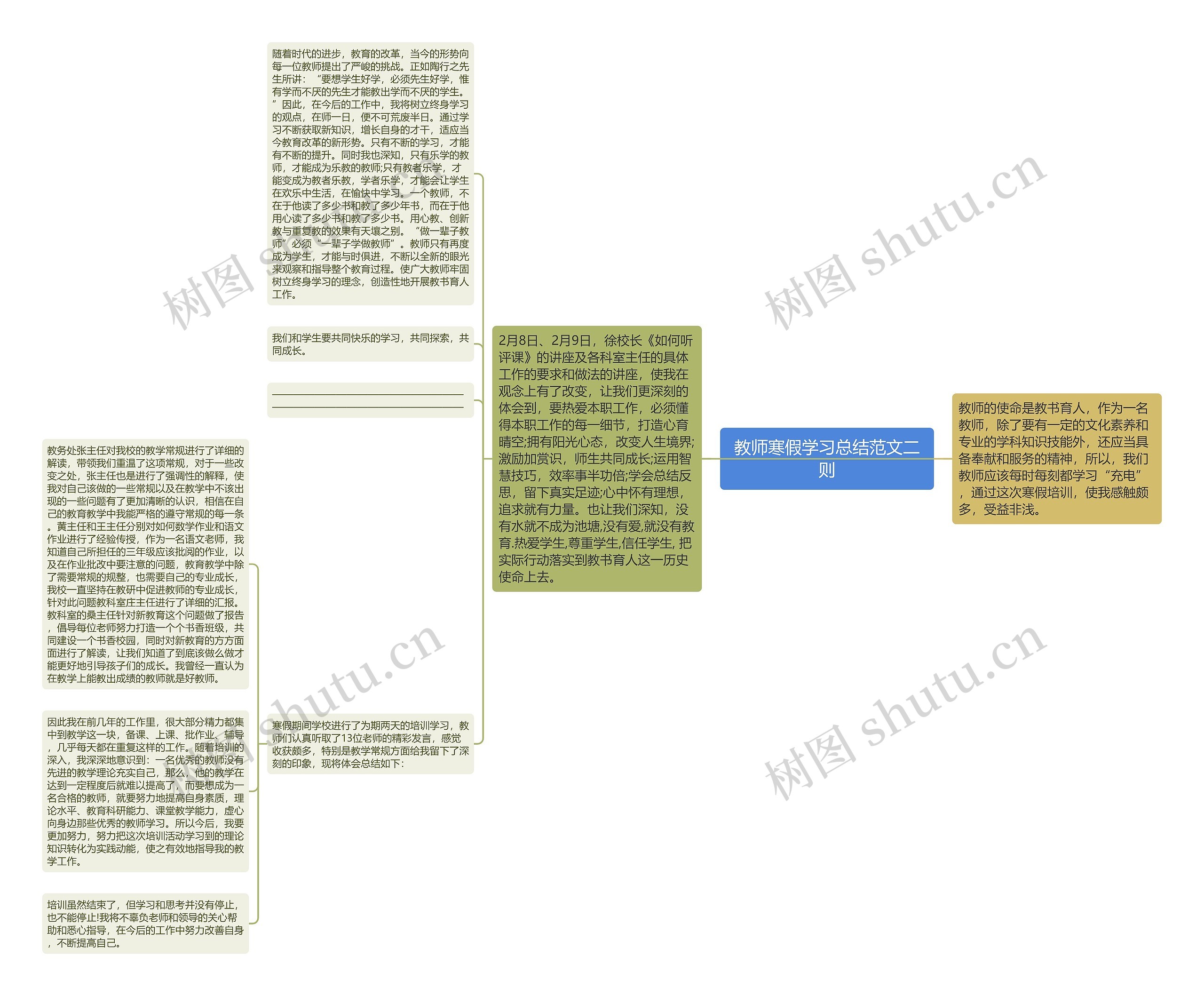 教师寒假学习总结范文二则