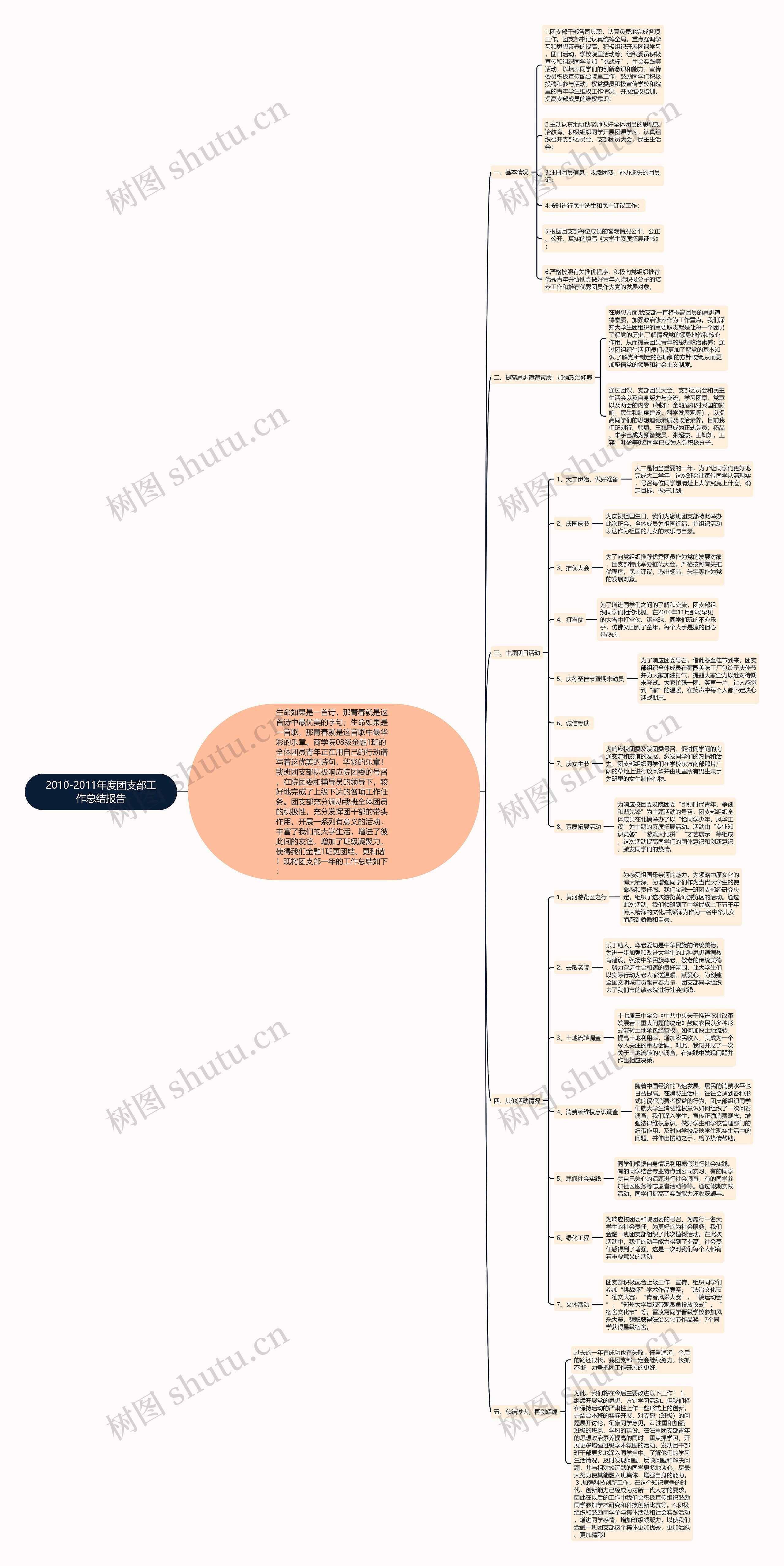 2010-2011年度团支部工作总结报告