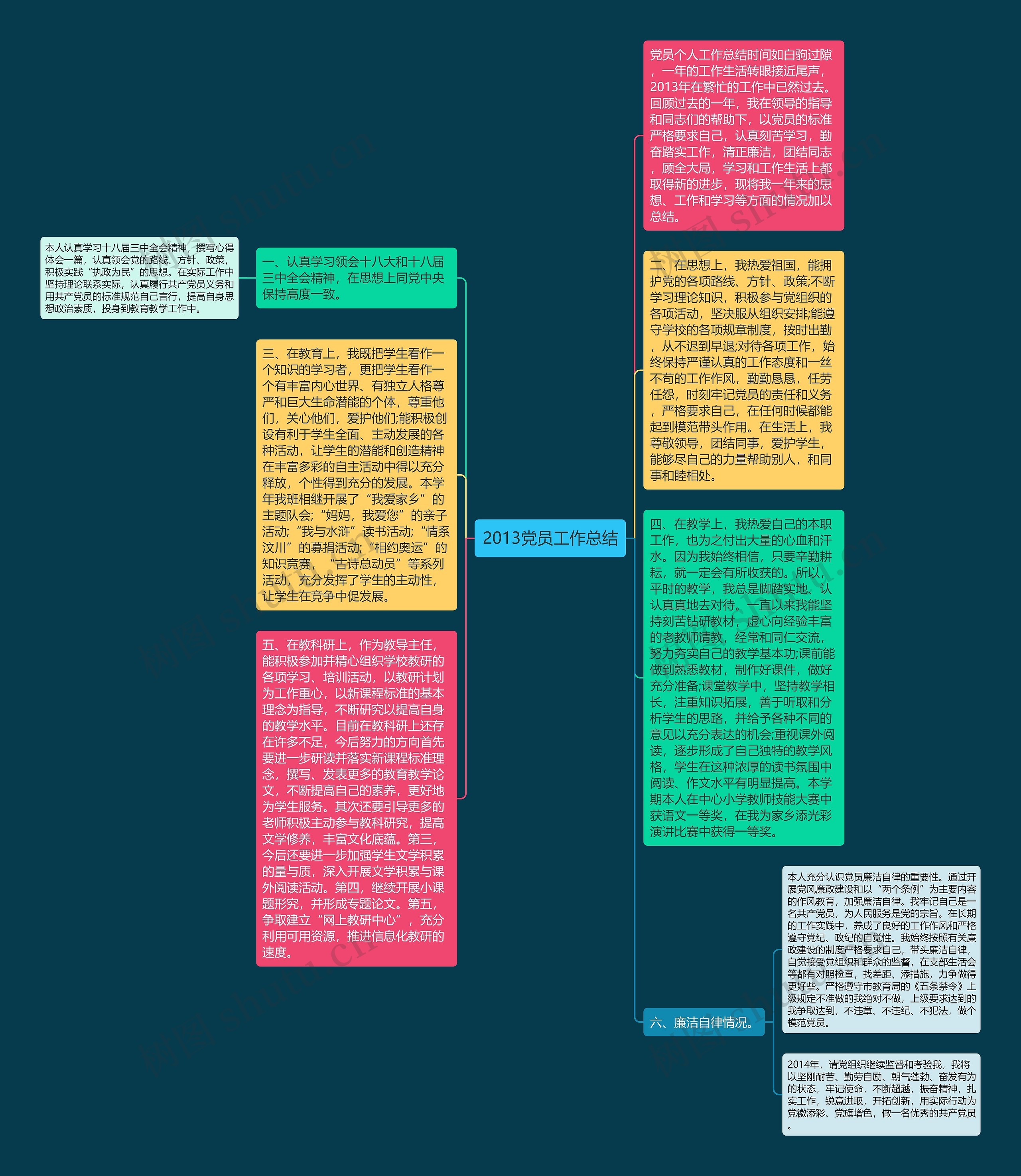 2013党员工作总结