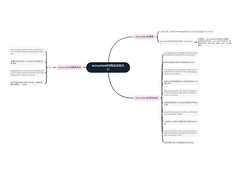 accountant的用法总结大全