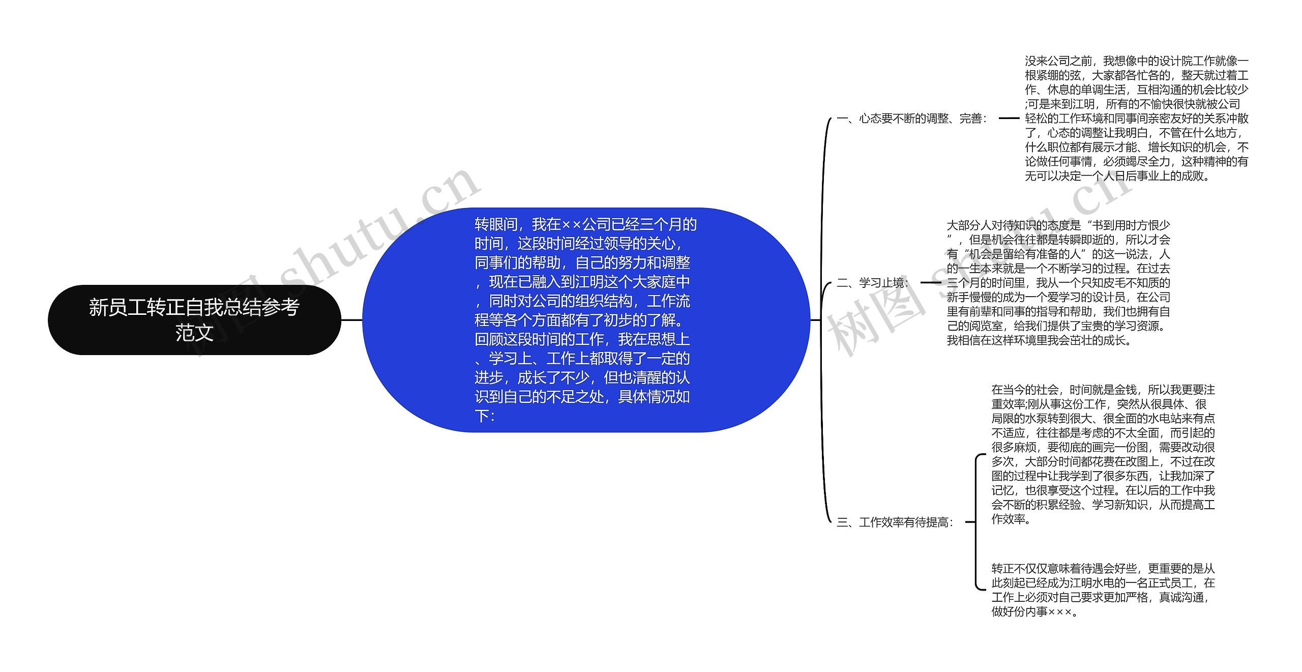 新员工转正自我总结参考范文