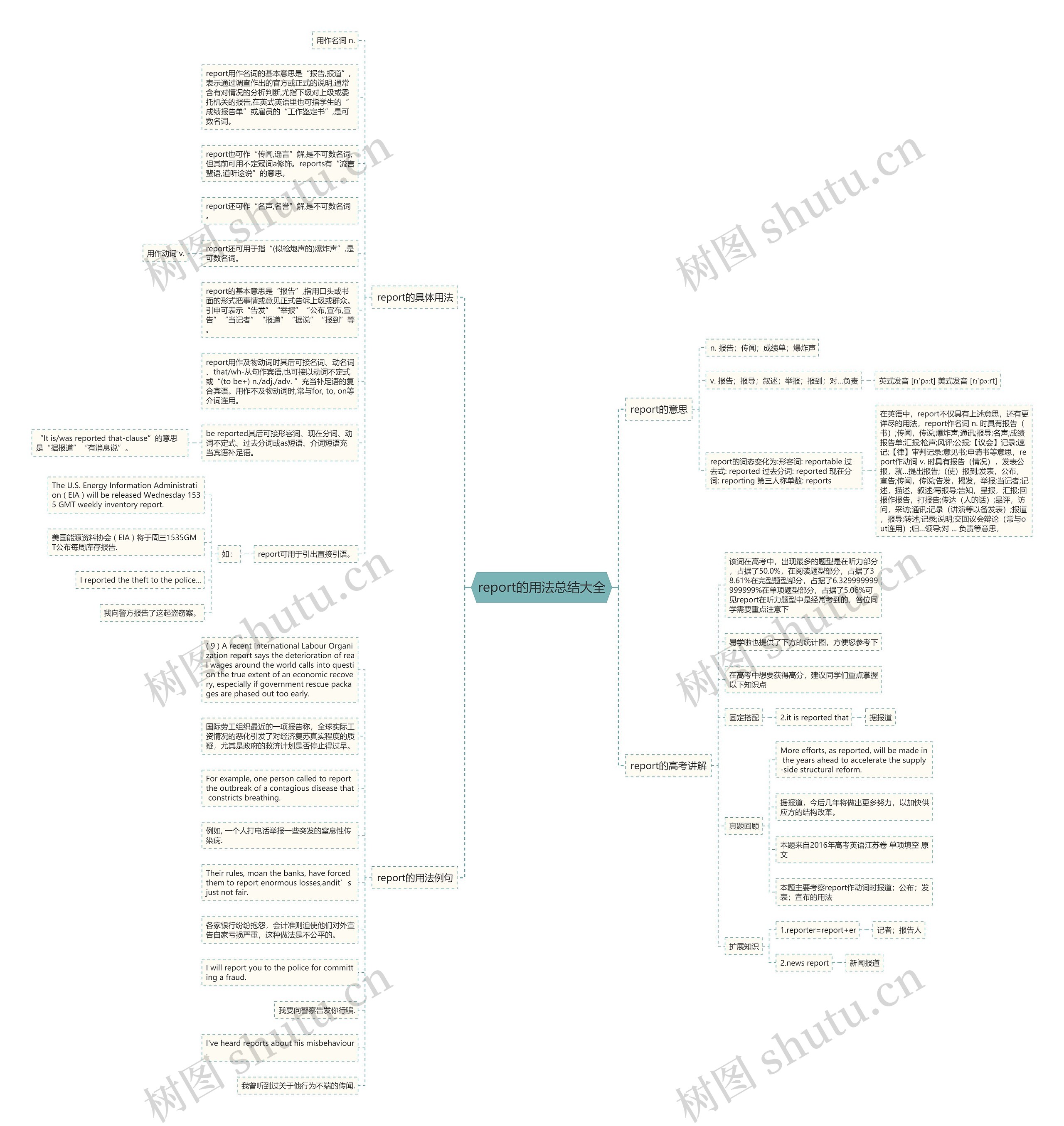 report的用法总结大全