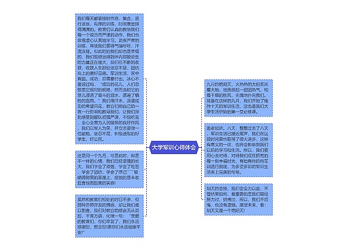 大学军训心得体会