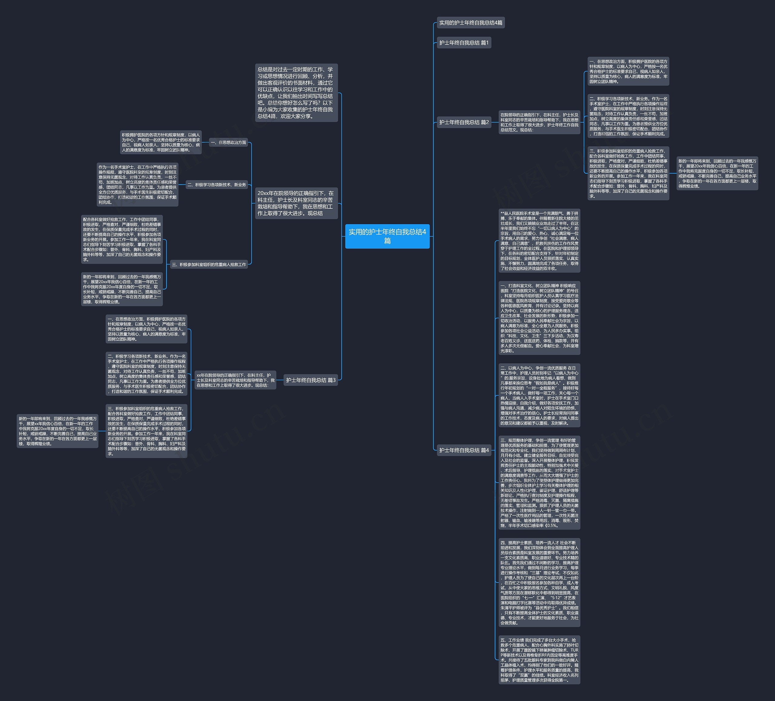实用的护士年终自我总结4篇