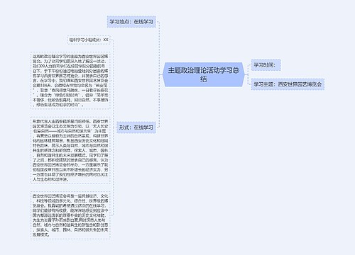 主题政治理论活动学习总结