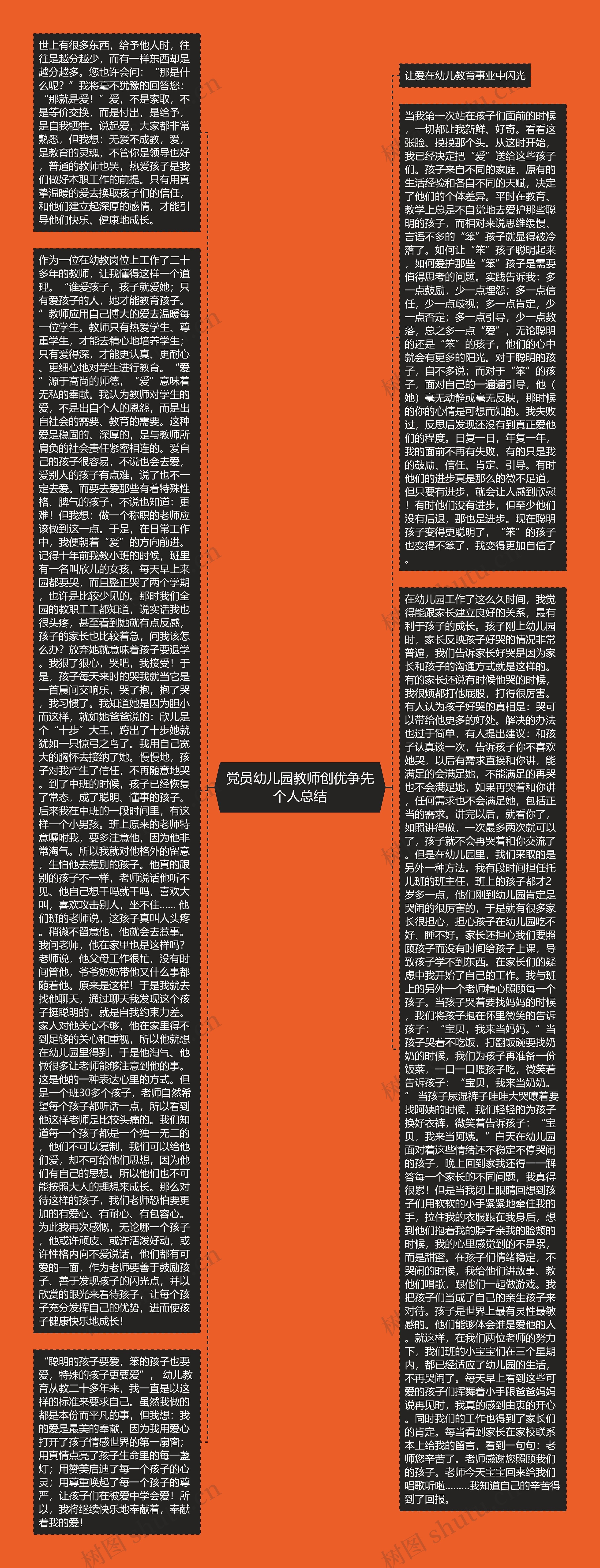 党员幼儿园教师创优争先个人总结