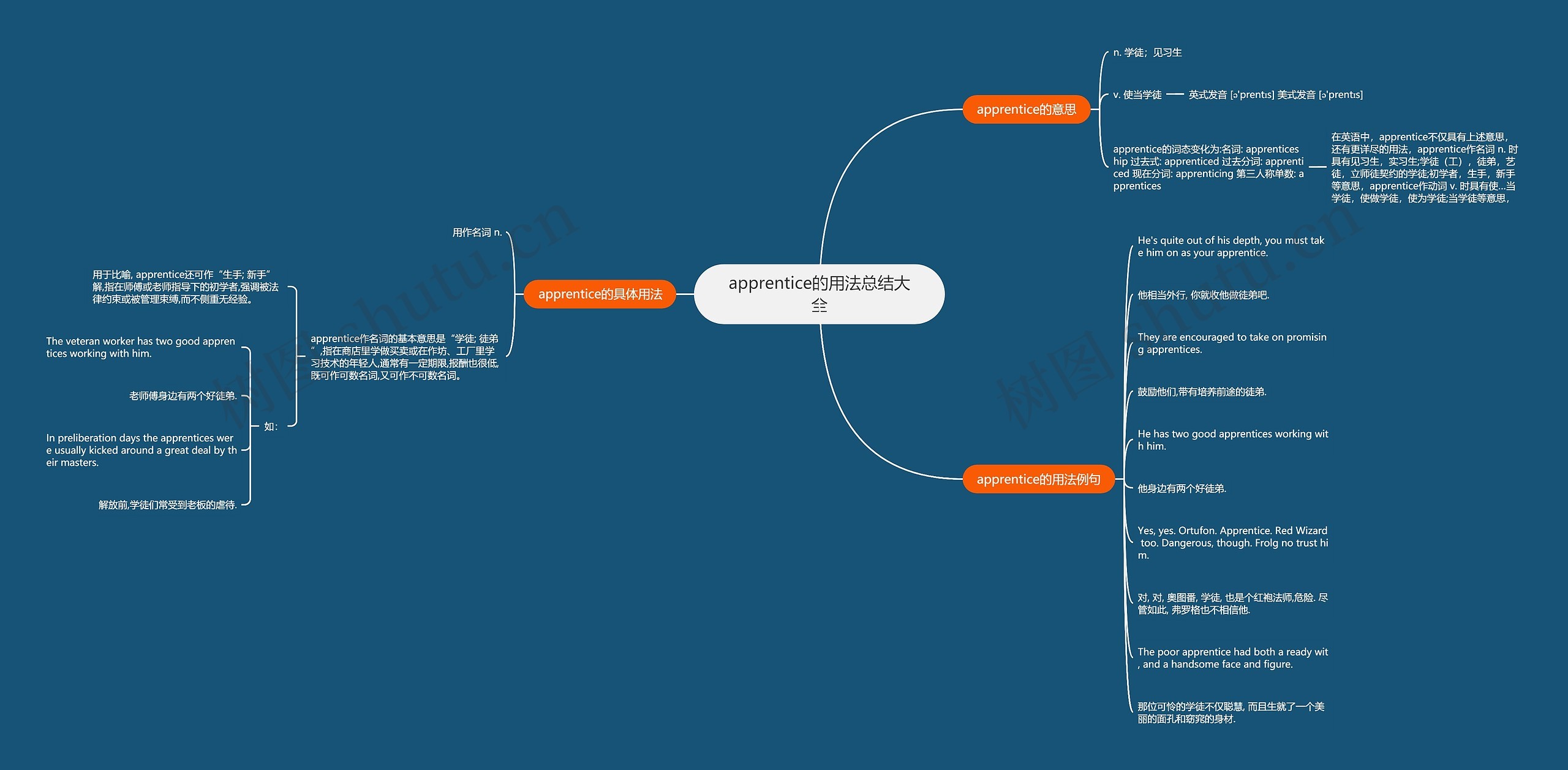 apprentice的用法总结大全思维导图
