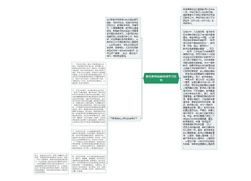 新任教师岗前培训学习总结