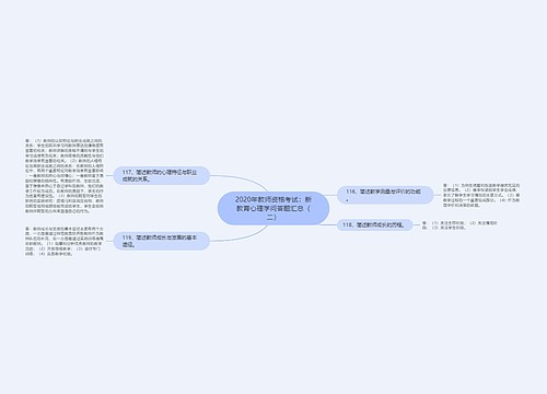 2020年教师资格考试：新教育心理学问答题汇总（二）