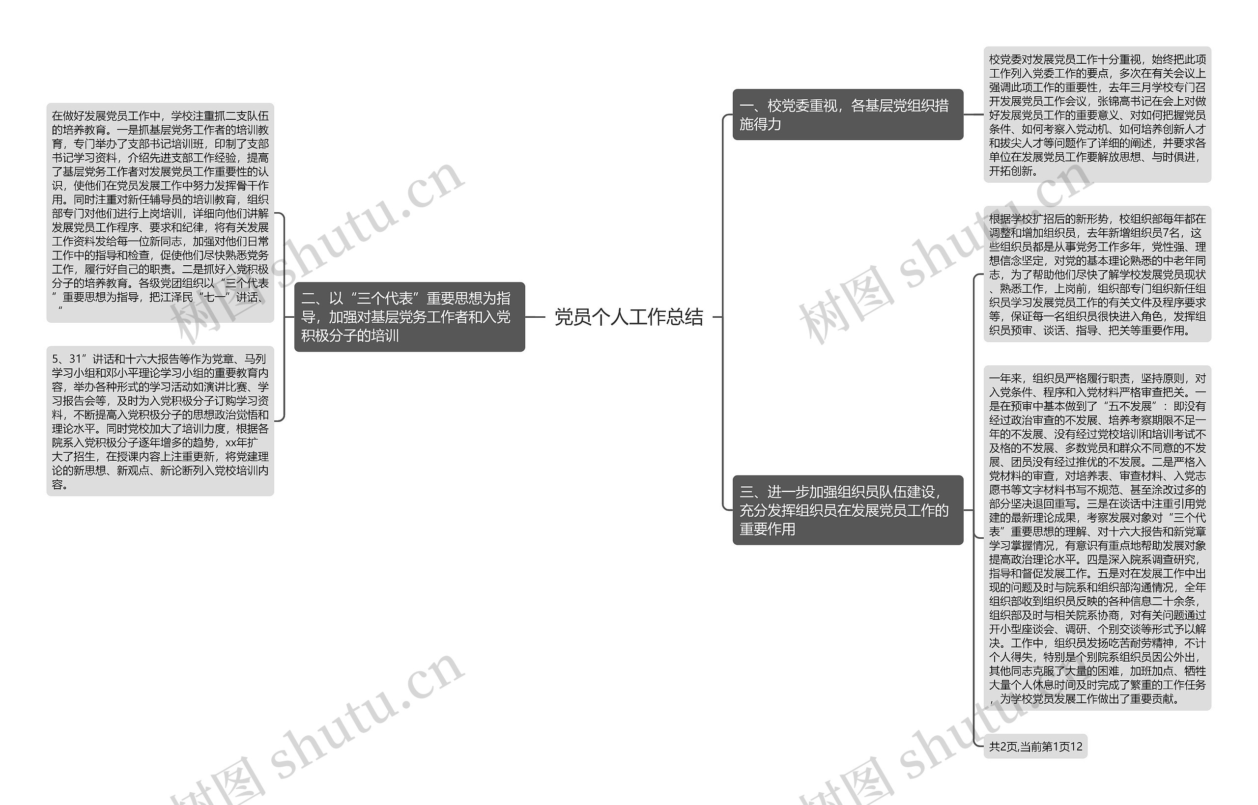 党员个人工作总结