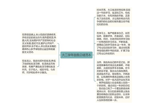 大三学年自我总结范本