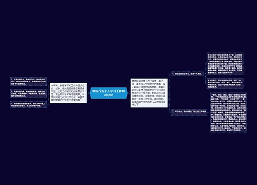 物流行业个人学习工作情况总结