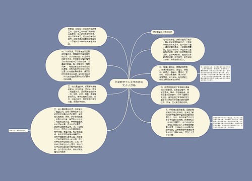 历史教学个人工作总结范文,个人总结