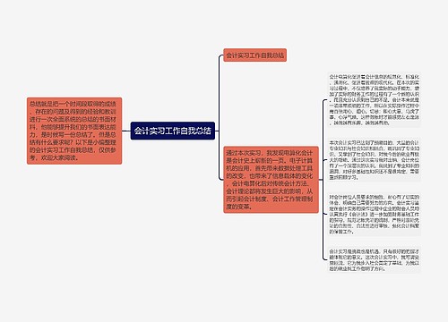 会计实习工作自我总结