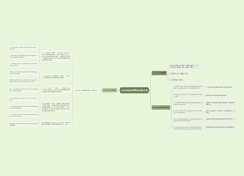 consider的用法总结大全
