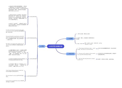 suit的用法总结大全