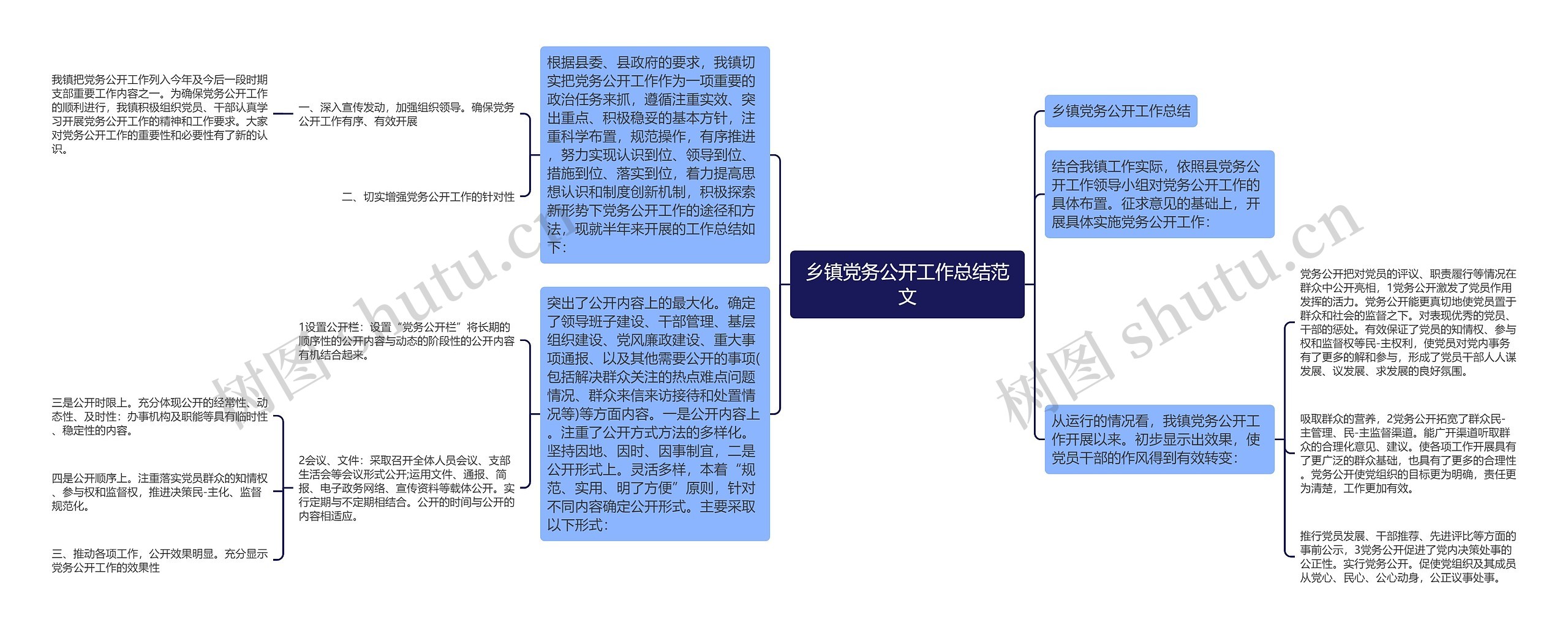 乡镇党务公开工作总结范文